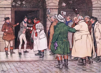 Die Kavalkade gab drei gewaltige Jubelrufe